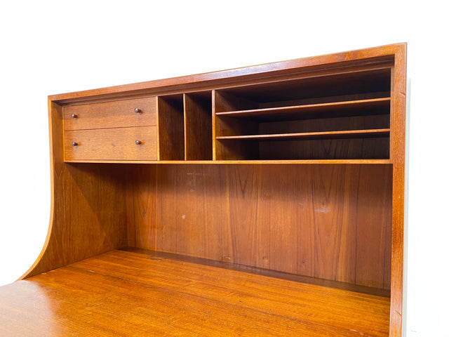 WMK I Seltener skandinavischer Mid-Century Designer Sekretär von Børge Mogensen , Vollholz in Teak I Schreibschrank Schreibtisch Desk Kommode Danish Design Vintage Teakholz Berlin Dresden München