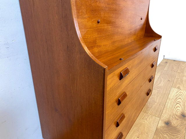 WMK I Seltener skandinavischer Mid-Century Designer Sekretär von Børge Mogensen , Vollholz in Teak I Schreibschrank Schreibtisch Desk Kommode Danish Design Vintage Teakholz Berlin Dresden München