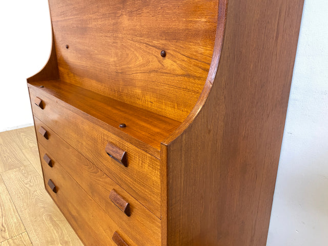WMK I Seltener skandinavischer Mid-Century Designer Sekretär von Børge Mogensen , Vollholz in Teak I Schreibschrank Schreibtisch Desk Kommode Danish Design Vintage Teakholz Berlin Dresden München