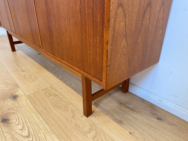 WMK # Stilvoller skandinavischer Mid-Century Designer Sideboard von Tage Olofsson für Ulferts in Teakholz mit Schubladen # Kommode Schrank Anrichte TV-Bank Danish Design Vintage Teak Berlin Hamburg