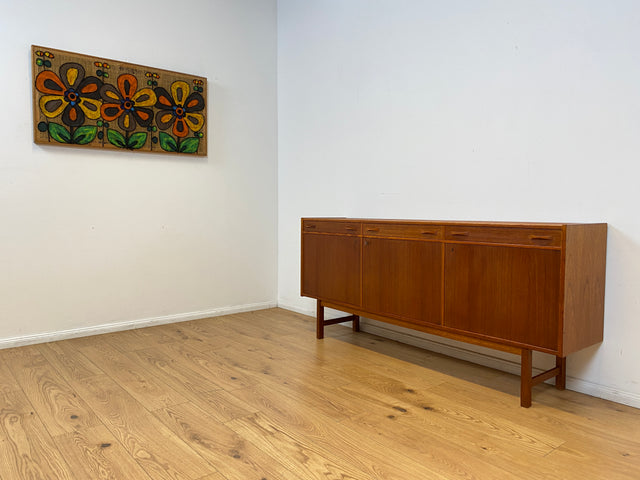 WMK # Stilvoller skandinavischer Mid-Century Designer Sideboard von Tage Olofsson für Ulferts in Teakholz mit Schubladen # Kommode Schrank Anrichte TV-Bank Danish Design Vintage Teak Berlin Hamburg