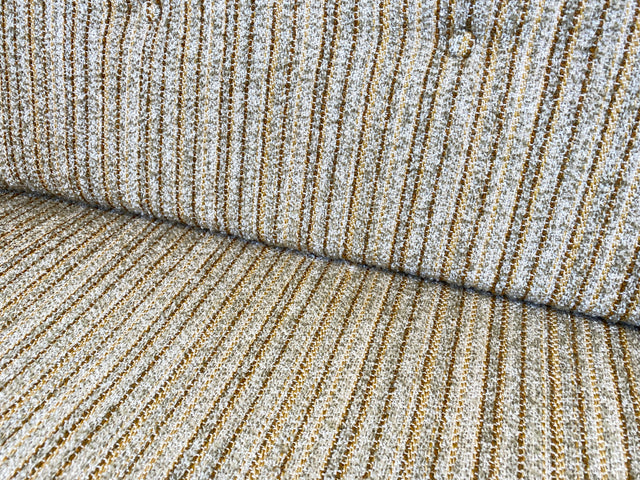 WMK # Hochwertiges skandinavischer Mid-Century Schlafsofa mit verstautem Doppelbett, feinem Wollbezug und Teakholz Rahmen # Sofa Couch Schlafcouch Ausziehsofa Klappsofa 3-Sitzer Danish Design Vintage