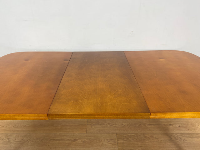 WMK I Sehr schöner skandinavischer Vintage Esstisch mit hübschen Tischbeinen, ausziehbar auf 180cm I Tisch Holztisch Küchentisch Ausziehtisch Dining Table 70er 80er Berlin Nürnberg Frankfurt Bremen