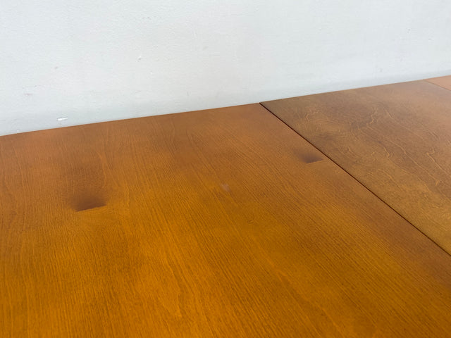 WMK I Sehr schöner skandinavischer Vintage Esstisch mit hübschen Tischbeinen, ausziehbar auf 180cm I Tisch Holztisch Küchentisch Ausziehtisch Dining Table 70er 80er Berlin Nürnberg Frankfurt Bremen
