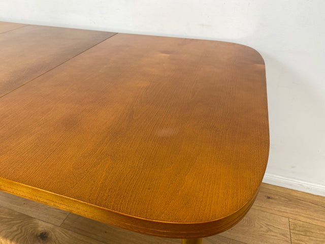 WMK I Sehr schöner skandinavischer Vintage Esstisch mit hübschen Tischbeinen, ausziehbar auf 180cm I Tisch Holztisch Küchentisch Ausziehtisch Dining Table 70er 80er Berlin Nürnberg Frankfurt Bremen
