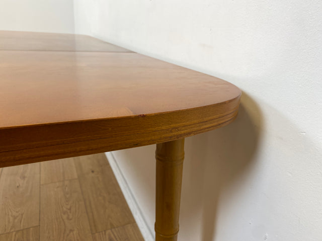 WMK I Sehr schöner skandinavischer Vintage Esstisch mit hübschen Tischbeinen, ausziehbar auf 180cm I Tisch Holztisch Küchentisch Ausziehtisch Dining Table 70er 80er Berlin Nürnberg Frankfurt Bremen