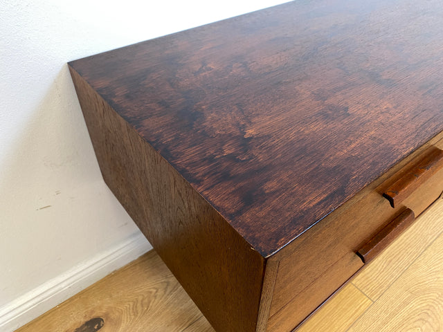 WMK # Besonders gut erhaltenes skandinavisches Mid-Century Designersideboard von Kai Kristiansen für FM Møbler, Vollholz in Palisander # Kommode TV-Lowboard TV-Bank Rosewood Danish Design Vintage 60er