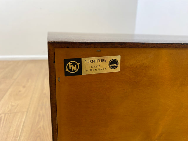 WMK # Besonders gut erhaltenes skandinavisches Mid-Century Designersideboard von Kai Kristiansen für FM Møbler, Vollholz in Palisander # Kommode TV-Lowboard TV-Bank Rosewood Danish Design Vintage 60er
