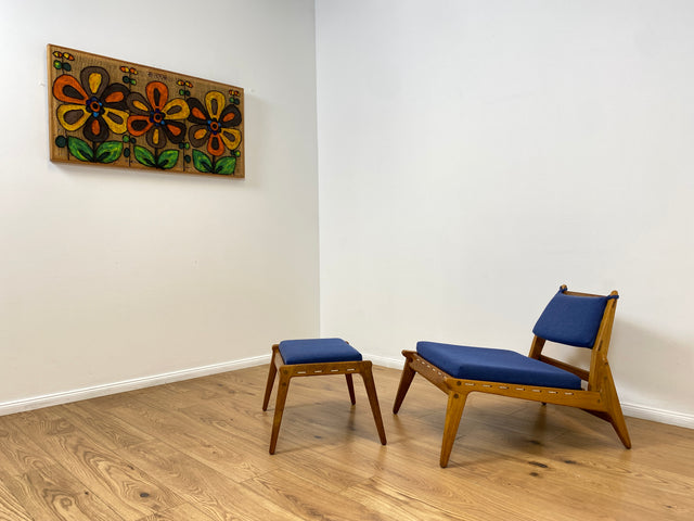 WMK # 1/2 Sehr rarer "Hunting Chair" , das Original aus PGH Erzgebirgisches Kunsthandwerk Annaberg Buchholz in sehr gutem Zustand