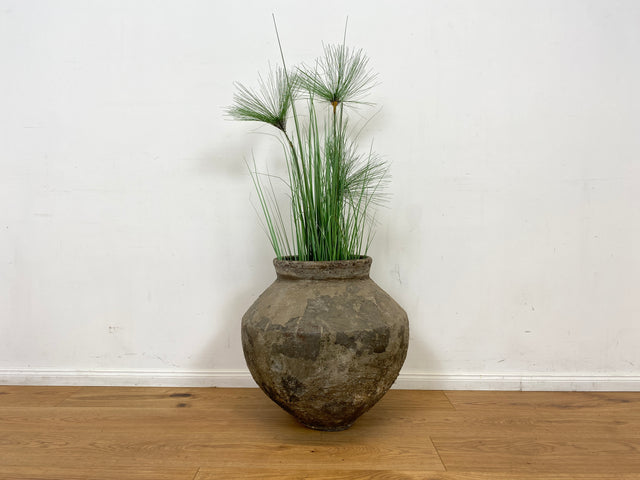 Boatwood by WMK # Wunderschöne antike Bodenvase / Wasserbehälter von der Insel Bali, ca. 100 Jahre alt, aus Terracotta mit Alterspatina # Vase Amphore Topf Gartenurne Dekoration Terrakotta-Vase Blumentopf Vintage