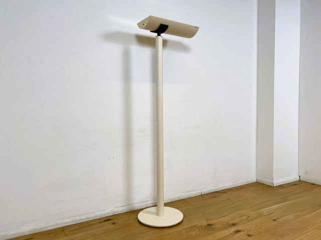 WMK I Design Award Gewinner aus 1988 I Hochwertige weiße Vintage Designer Standleuchte IBS 236 von Waldmann aus Metall I Steh Leuchte Lampe Deckenfluter Wohnzimmerlampe Vintage Space Age 80er Berlin