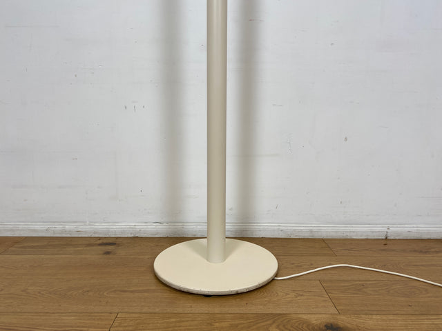 WMK I Design Award Gewinner aus 1988 I Hochwertige weiße Vintage Designer Standleuchte IBS 236 von Waldmann aus Metall I Steh Leuchte Lampe Deckenfluter Wohnzimmerlampe Vintage Space Age 80er Berlin
