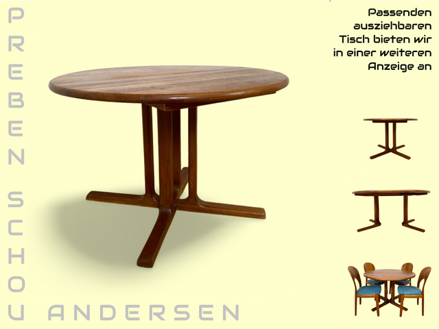 WMK # Set aus 6 raren & sehr gut erhaltenen skandinavischen Designerstühlen by John Mortensen for Koefoed Hornslet aus Teakholz # Stühle Esszimmerstühle Dining Chairs Danish Design Mid-Century Vintage