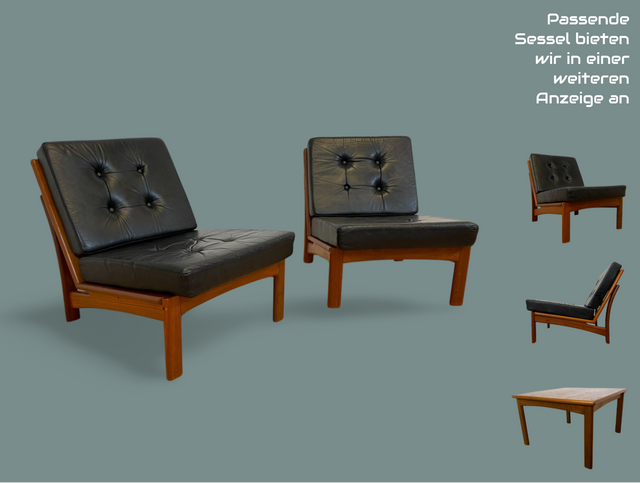 WMK # Stilvoller und gut erhaltener skandinavischer Designercouchtisch von Glostrup Møbelfabrik aus massivem Teakholz # Couchtisch Wohnzimmertisch Coffee table Teak Danish Design Mid-Century Vintage