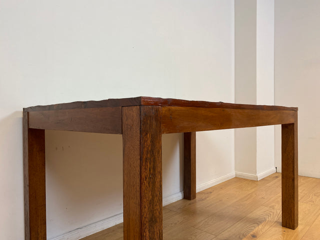 Boatwood by WMK I Einzigartiger 140x90cm großer grüner Esstisch aus altem Bootsholz I ein handmade Unikat aus massivem Teakholz I Tisch Küchentisch Gartentisch Holztisch Dining Table Berlin Bonn Jena