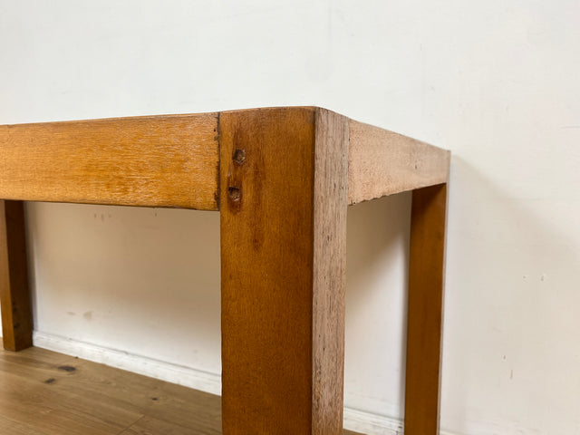 Boatwood by WMK # Einzigartiger 170x88cm großer Esstisch aus altem Bootsholz, ein handgefertigtes Unikat aus massivem Teakholz # blauer Tisch Esszimmertisch Holztisch Küchentisch Gastro Dining Table