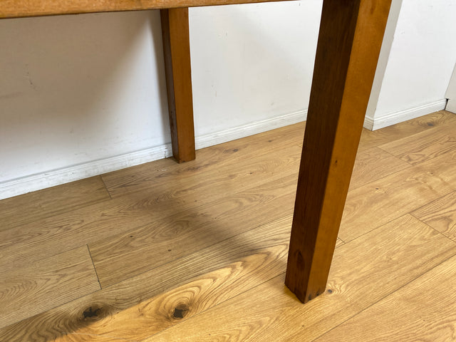 Boatwood by WMK # Einzigartiger 170x88cm großer Esstisch aus altem Bootsholz, ein handgefertigtes Unikat aus massivem Teakholz # blauer Tisch Esszimmertisch Holztisch Küchentisch Gastro Dining Table