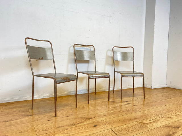 Industrial Design at its best! I 1/3 Einzigartiger handgefertigter und stapelbarer Metallstuhl I Stapelstuhl Stuhl Chair Küchenstuhl Balkonstuhl Esszimmerstühle Industriedesign Vintage I