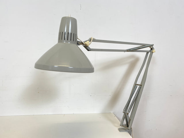 WMK Stilvolle & sehr gut erhaltene verstellbare skandinavische Space Age Tischlampe Type 2312 von Waso Ledu # Gelenkleuchte Gelenklampe Lampe Leuchte Leselampe Architekten Arbeitsleuchte 60er Retro