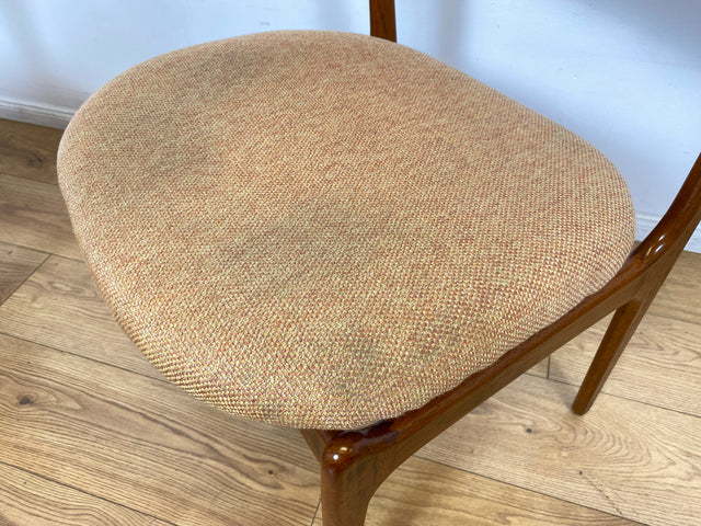 WMK I 4er Set skandinavischer Designer Stühle Model 49 von Erik Buck für O.D. Møbler I Teakholz I Esszimmerstühle Küchenstühle Chairs Danish Design Mid-Century Vintage Teak I Berlin Stuttgart Dresden