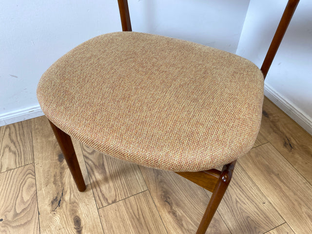 WMK I 4er Set skandinavischer Designer Stühle Model 49 von Erik Buck für O.D. Møbler I Teakholz I Esszimmerstühle Küchenstühle Chairs Danish Design Mid-Century Vintage Teak I Berlin Stuttgart Dresden