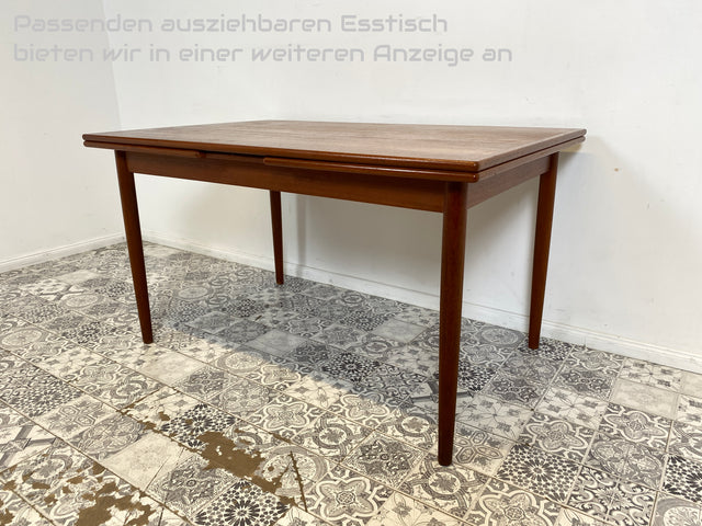 WMK Set aus 4  sehr gut erhaltenen skandinavischen Designerstühle Modell 178 von Johannes Andersen für Bramin in Teakholz # Stühle Esszimmerstühle Küchenstühle Danish Design Mid-Century Vintage