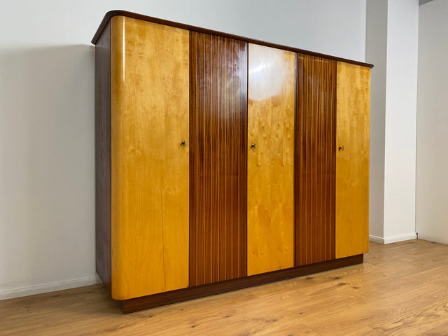 WMK # Formschöner und gut aufgeteilter 60er Jahre Kleiderschrank Modell Dominia von VEB Heidenau # Schrank Schlafzimmerschrank Wardrobe Wäscheschrank DDR Rockabilly Vintage 50er 60er Retro Mid-Century