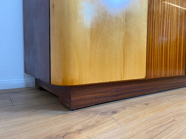 WMK # Formschöner und gut aufgeteilter 60er Jahre Kleiderschrank Modell Dominia von VEB Heidenau # Schrank Schlafzimmerschrank Wardrobe Wäscheschrank DDR Rockabilly Vintage 50er 60er Retro Mid-Century