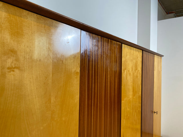 WMK # Formschöner und gut aufgeteilter 60er Jahre Kleiderschrank Modell Dominia von VEB Heidenau # Schrank Schlafzimmerschrank Wardrobe Wäscheschrank DDR Rockabilly Vintage 50er 60er Retro Mid-Century
