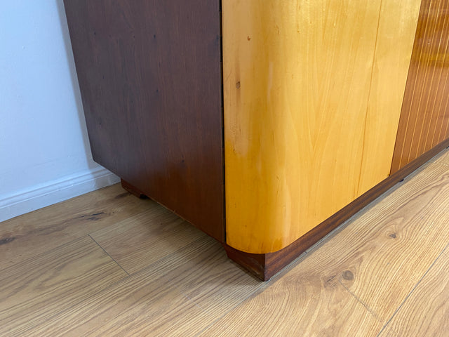 WMK # Formschöner und gut aufgeteilter 60er Jahre Kleiderschrank Modell Dominia von VEB Heidenau # Schrank Schlafzimmerschrank Wardrobe Wäscheschrank DDR Rockabilly Vintage 50er 60er Retro Mid-Century