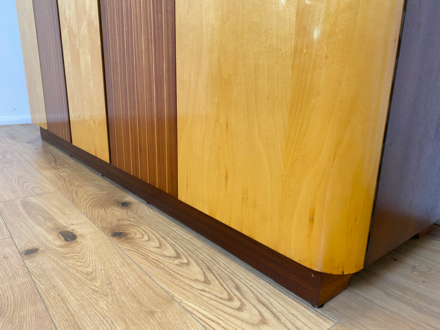 WMK # Formschöner und gut aufgeteilter 60er Jahre Kleiderschrank Modell Dominia von VEB Heidenau # Schrank Schlafzimmerschrank Wardrobe Wäscheschrank DDR Rockabilly Vintage 50er 60er Retro Mid-Century