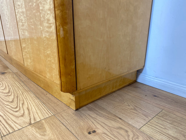 WMK I Hochwertiger heller 60er Jahre Kleiderschrank aus vollem Holz mit perfekter Aufteilung I Schrank Schlafzimmerschrank Wardrobe Wäscheschrank Vintage Mid-Century 50er Berlin Bielefeld Regensburg