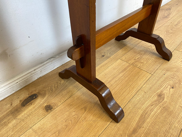 WMK I Zauberhafter 60er Jahre Nähtisch im antiken Stil mit Klappe & Fächern I Nähkommode Beistelltisch Tischchen Ablage Schmuckkasten Konsole Truhe Schminktisch Jugendstil Vintage Berlin München Bonn