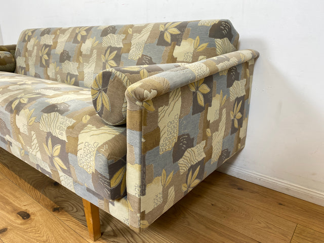 WMK I Stilvolles 60er Jahre Schlafsofa von VEB Hellerau mit freundlichem späterem Bezug und passenden Kissen I Sofa Couch Schlafcouch Klappcouch Daybed Sitzgarnitur Mid-Century Vintage Berlin Hof Ulm