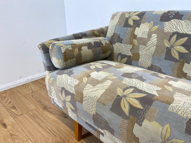 WMK I Stilvolles 60er Jahre Schlafsofa von VEB Hellerau mit freundlichem späterem Bezug und passenden Kissen I Sofa Couch Schlafcouch Klappcouch Daybed Sitzgarnitur Mid-Century Vintage Berlin Hof Ulm