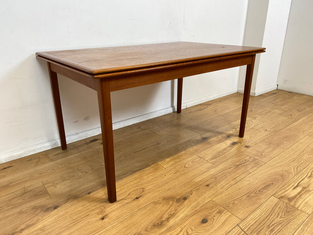 WMK I Stilvoller ausziehbarer skandinavischer Mid-Century Designer Esstisch von Aulum Møbelfabrik in Teakholz I Tisch Holztisch Ausziehtisch Dining Table Danish Design Vintage Teak Berlin Dresden Köln