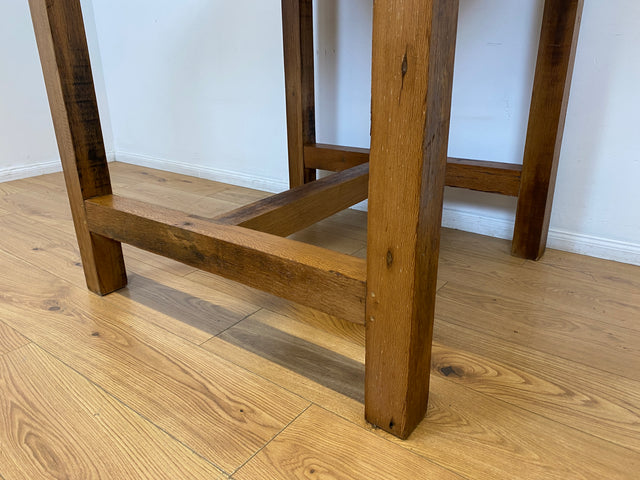 Boatwood by WMK I Sehr schöner Bartisch aus altem Bootsholz I ein handmade Unikat aus massivem Teakholz, Outdoor geeignet # Tisch Esstisch Küchentisch Holztisch Stehtisch Bar Gastro Berlin Usedom Kiel