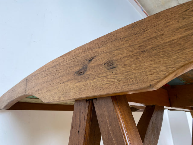 Boatwood by WMK I Einzigartige und robuste Hollywood Schaukel aus altem Bootsholz mit Dach I nachhaltiges & handgefertigtes Unikat