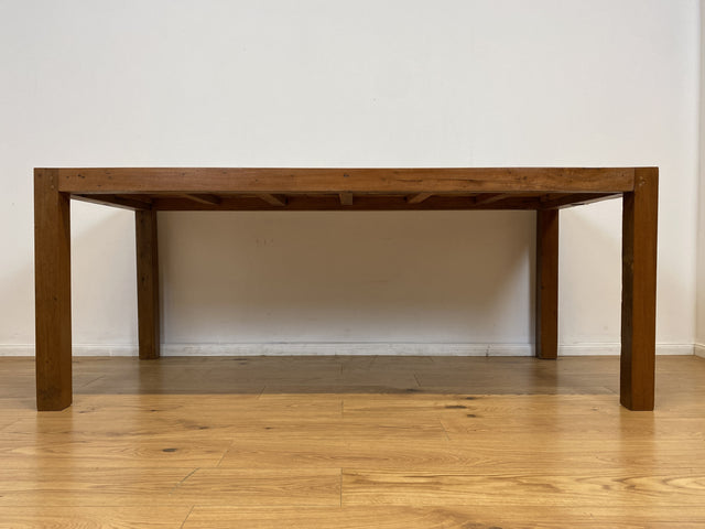 Boatwood by WMK I Besonders schöner 200x90cm großer Esstisch aus altem Bootsholz I ein handmade Unikat aus massivem Teakholz I Tisch Küchentisch Gartentisch Holztisch Dining Table Berlin Kiel Dresden