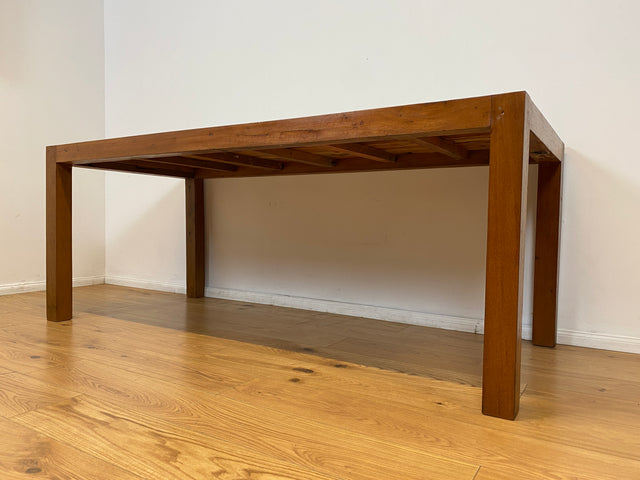 Boatwood by WMK I Besonders schöner 200x90cm großer Esstisch aus altem Bootsholz I ein handmade Unikat aus massivem Teakholz I Tisch Küchentisch Gartentisch Holztisch Dining Table Berlin Kiel Dresden