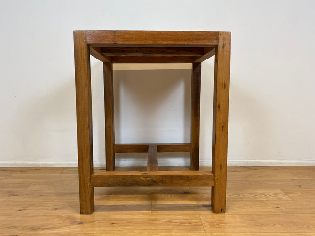 Boatwood by WMK I Sehr schöner Bartisch aus altem Bootsholz I ein handmade Unikat aus massivem Teakholz, Outdoor geeignet # Tisch Esstisch Küchentisch Holztisch Stehtisch Bar Gastro Berlin Usedom Kiel