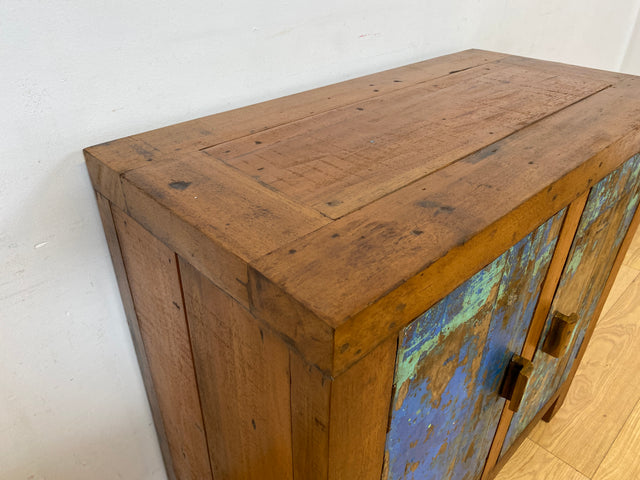 Boatwood by WMK I Einzigartige handgefertigte Kommode aus altem Bootsholz I Sideboard Anrichte Wäschekommode Fernsehschrank TV Lowboard Küchenschrank Bootsmöbel Schrank I Berlin Magdeburg Mannheim