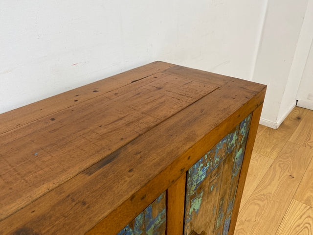 Boatwood by WMK I Einzigartige handgefertigte Kommode aus altem Bootsholz I Sideboard Anrichte Wäschekommode Fernsehschrank TV Lowboard Küchenschrank Bootsmöbel Schrank I Berlin Magdeburg Mannheim