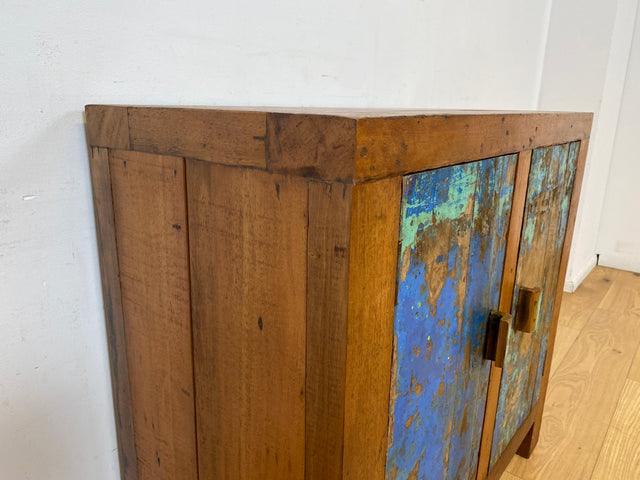 Boatwood by WMK I Einzigartige handgefertigte Kommode aus altem Bootsholz I Sideboard Anrichte Wäschekommode Fernsehschrank TV Lowboard Küchenschrank Bootsmöbel Schrank I Berlin Magdeburg Mannheim