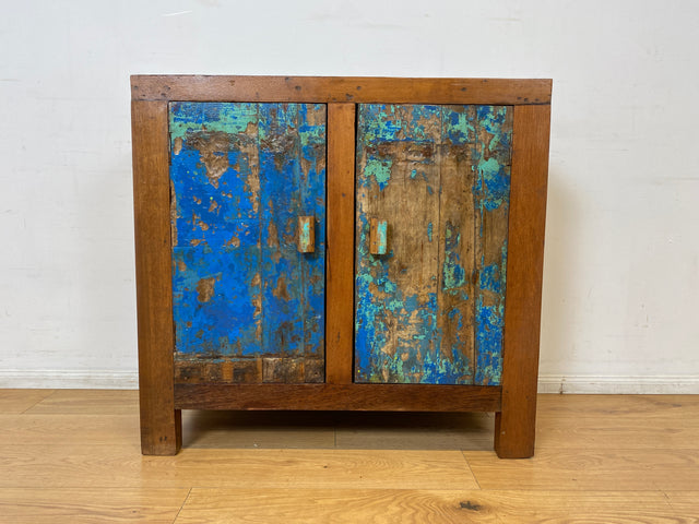 Boatwood by WMK I Einzigartige handgefertigte Kommode aus altem Bootsholz I Sideboard Anrichte Wäschekommode Fernsehschrank TV Lowboard Küchenschrank Bootsmöbel Schrank I Berlin Magdeburg Mannheim