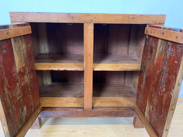 Boatwood by WMK I Einzigartige handgefertigte Kommode aus altem Bootsholz I Sideboard Anrichte Wäschekommode Fernsehschrank TV Lowboard Küchenschrank Bootsmöbel Schrank I Berlin Magdeburg Mannheim