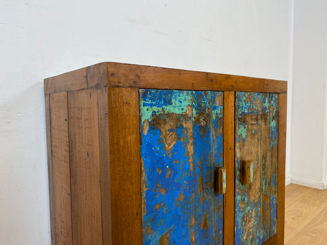 Boatwood by WMK I Einzigartige handgefertigte Kommode aus altem Bootsholz I Sideboard Anrichte Wäschekommode Fernsehschrank TV Lowboard Küchenschrank Bootsmöbel Schrank I Berlin Magdeburg Mannheim