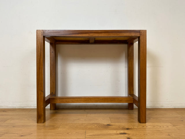 Boatwood by WMK I Outdoor geeigneter 130x60cm großer Stehtisch handgefertigt aus altem Bootsholz