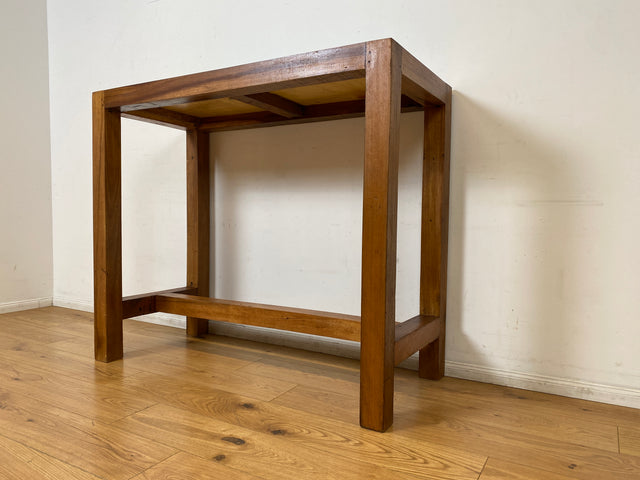 Boatwood by WMK I Outdoor geeigneter 130x60cm großer Stehtisch handgefertigt aus altem Bootsholz