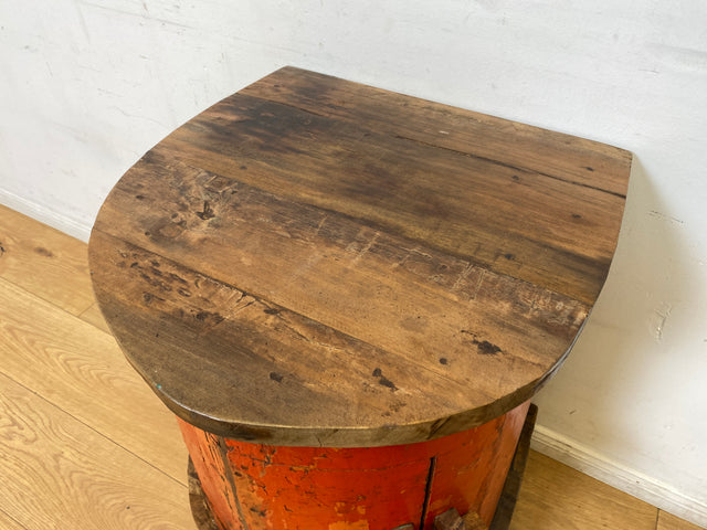 Boatwood by WMK I Einzigartige Kommode handgefertigt aus altem Einbaum in Originalfarbe